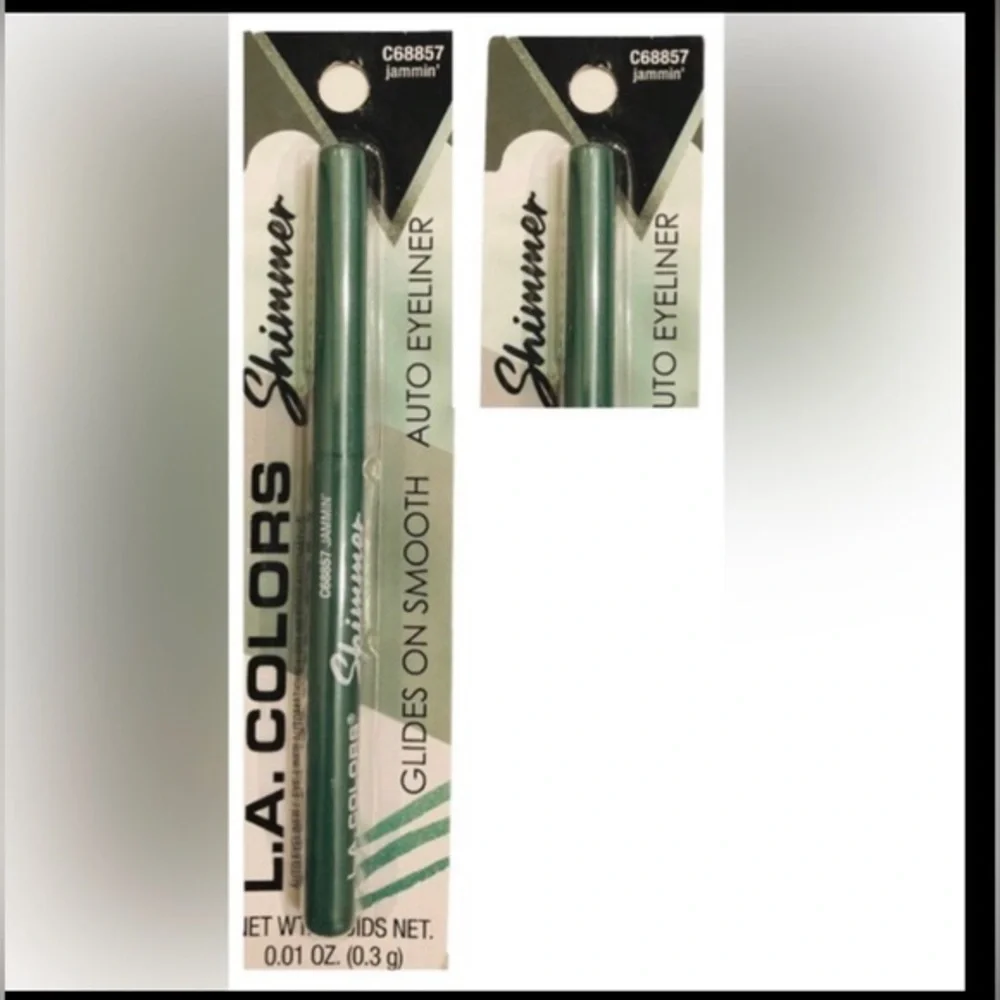 3piece shimmer auto‎ eyeliners in 7 assorted vibrant shimmer metallic colors